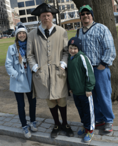 Family travel with teens in Boston with a tour guide