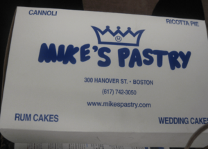 Boston Travel with family teens and tween mike's pastries
